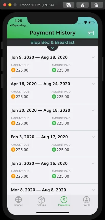 payment cell demo